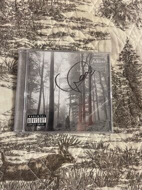 Taylor Swift Folklore Signed CD